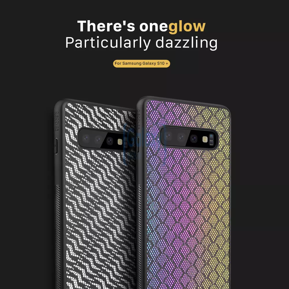 Чехол бампер Nillkin Twinkle Case для Samsung Galaxy S10 Rainbow (Радуга)