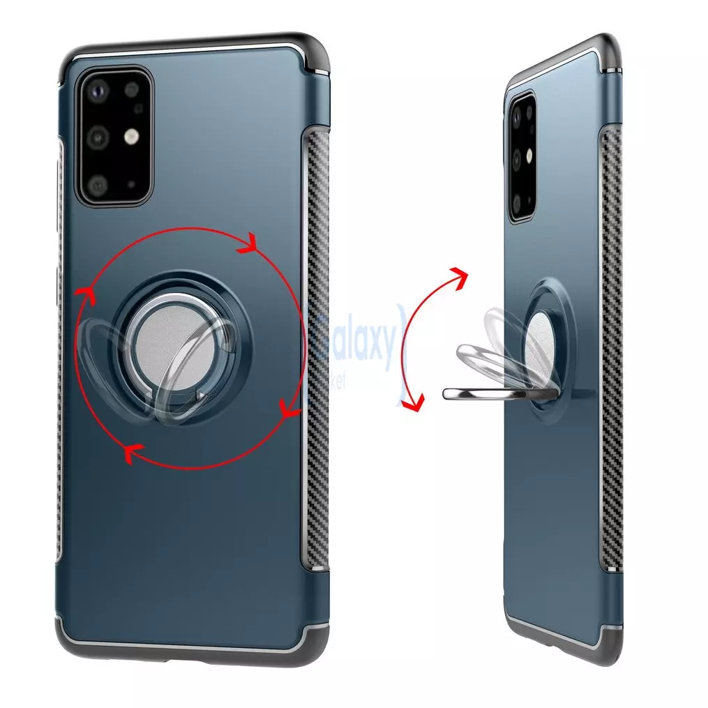 Чехол бампер Anomaly Magnetic Ring Standings Case для Samsung Galaxy S20 Plus Gold (Золотой)