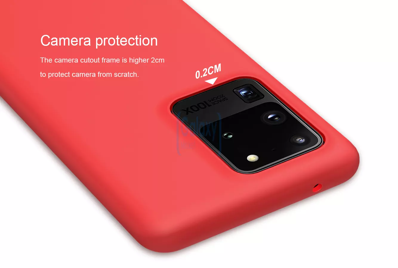 Чехол бампер Nillkin Pure Case для Samsung Galaxy S20 Ultra Red (Красный)