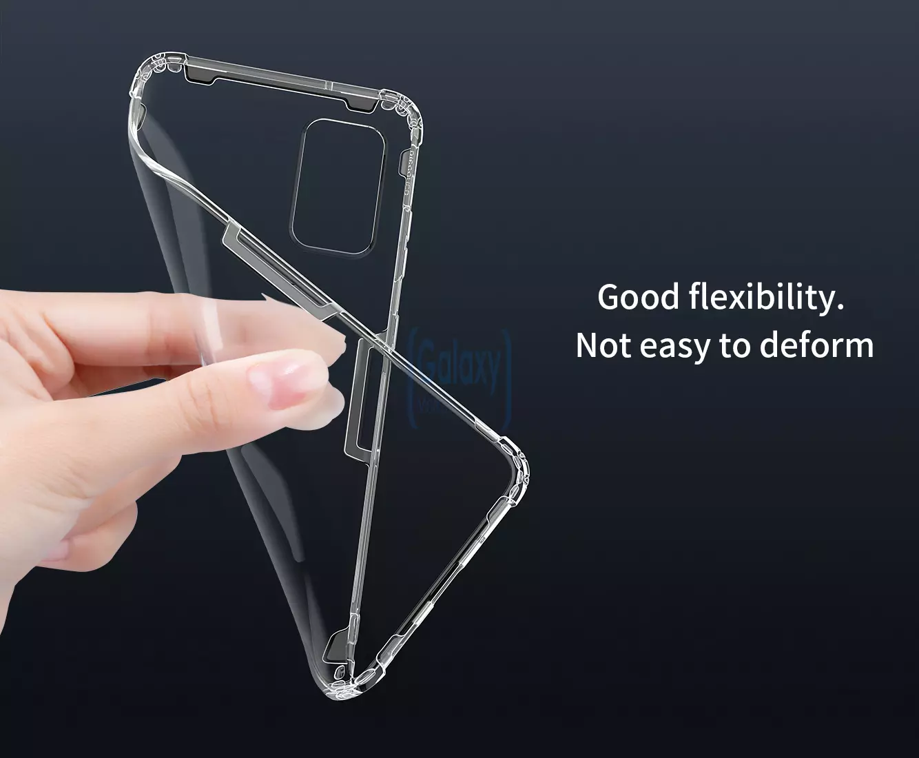 Чехол бампер Nillkin TPU Nature для Samsung Galaxy S20 Plus White (Белый)