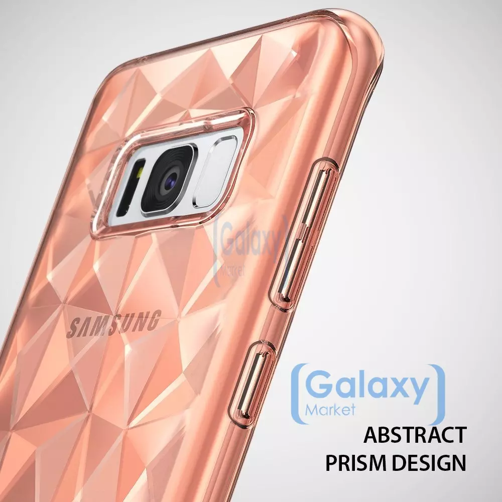 Чехол бампер Ringke Air Prism Case для Samsung Galaxy S8 Rose Gold (Розовое Золото)