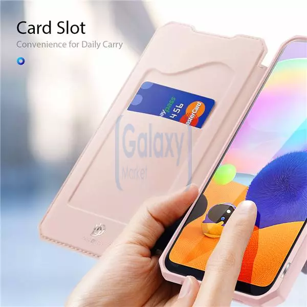 Чехол книжка Dux Ducis Skin X Series Magnetic Flip Case для Samsung Galaxy A31 Pink (Розовый)