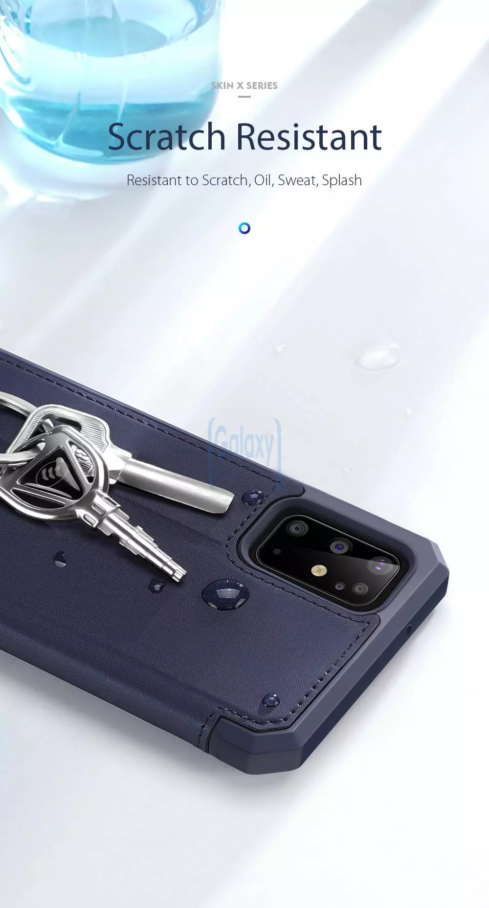 Чехол книжка Dux Ducis Skin X Series Magnetic Flip Case для Samsung Galaxy S20 Plus Blue (Синий)