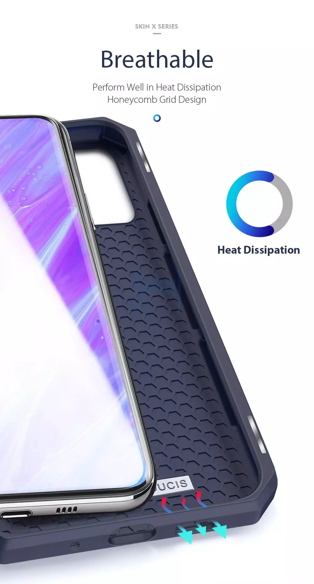 Чехол книжка Dux Ducis Skin X Series Magnetic Flip Case для Samsung Galaxy S20 Plus Blue (Синий)