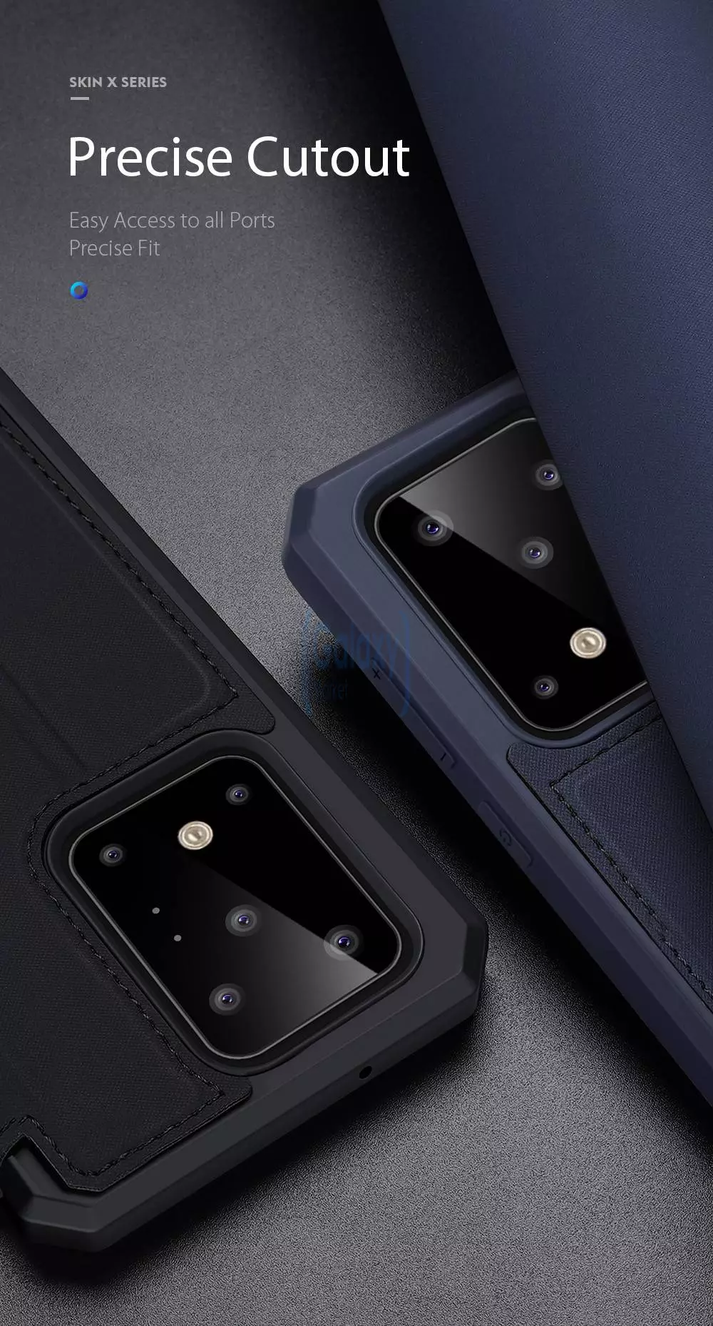 Чехол книжка Dux Ducis Skin X Series Magnetic Flip Case для Samsung Galaxy S20 Ultra Black (Черный)