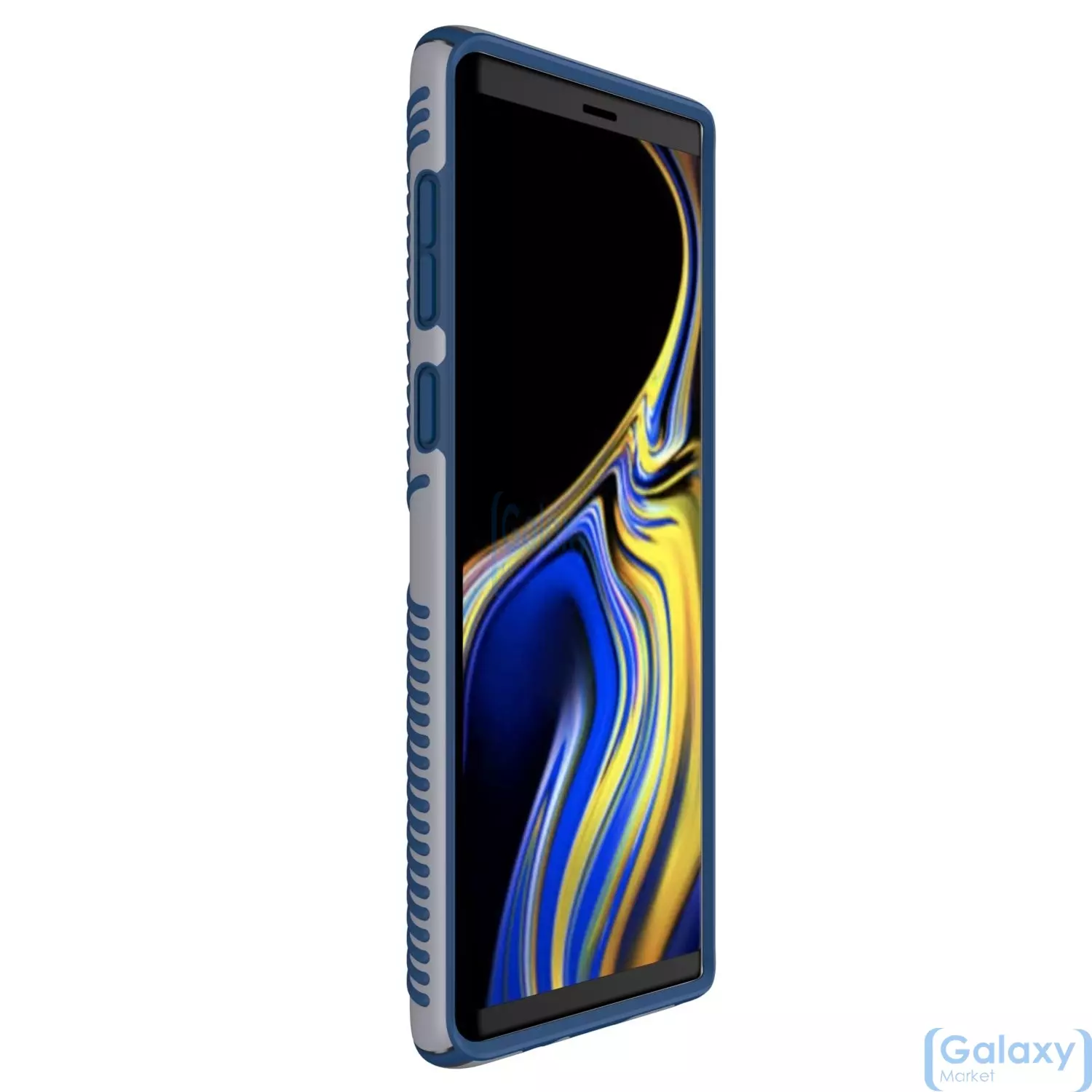 Чехол бампер Speck Presidio Grip Case для Samsung Galaxy Note 9 Blue/Gray (Синий/Серый)