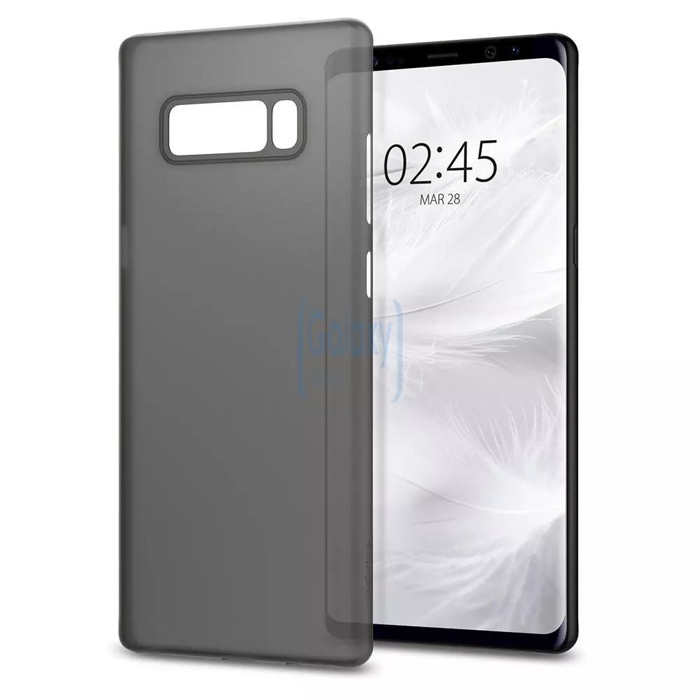 Чехол бампер Spigen Case AirSkin Series для Samsung Galaxy Note 8 N950 Soft Clear (Прозрачный)