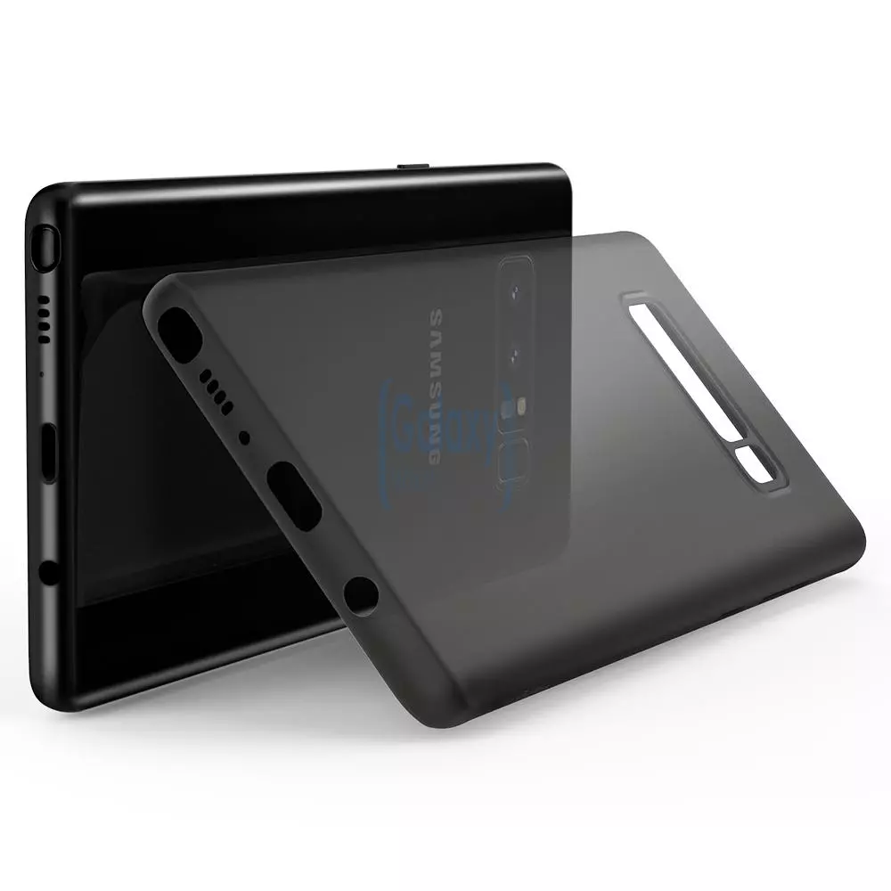 Чехол бампер Spigen Case AirSkin Series для Samsung Galaxy Note 8 N950 Black (Черный)