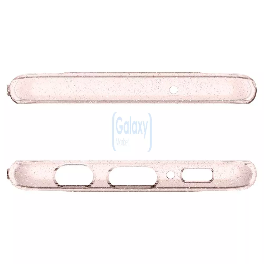 Чехол бампер Spigen Case Crystal Glitter Quartz для Samsung Galaxy S10е Pink (Розовый)