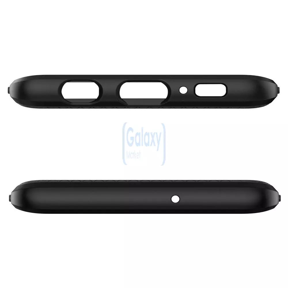 Чехол бампер Spigen Case Liquid Armor Series для Samsung Galaxy S10 Plus Black (Черный)