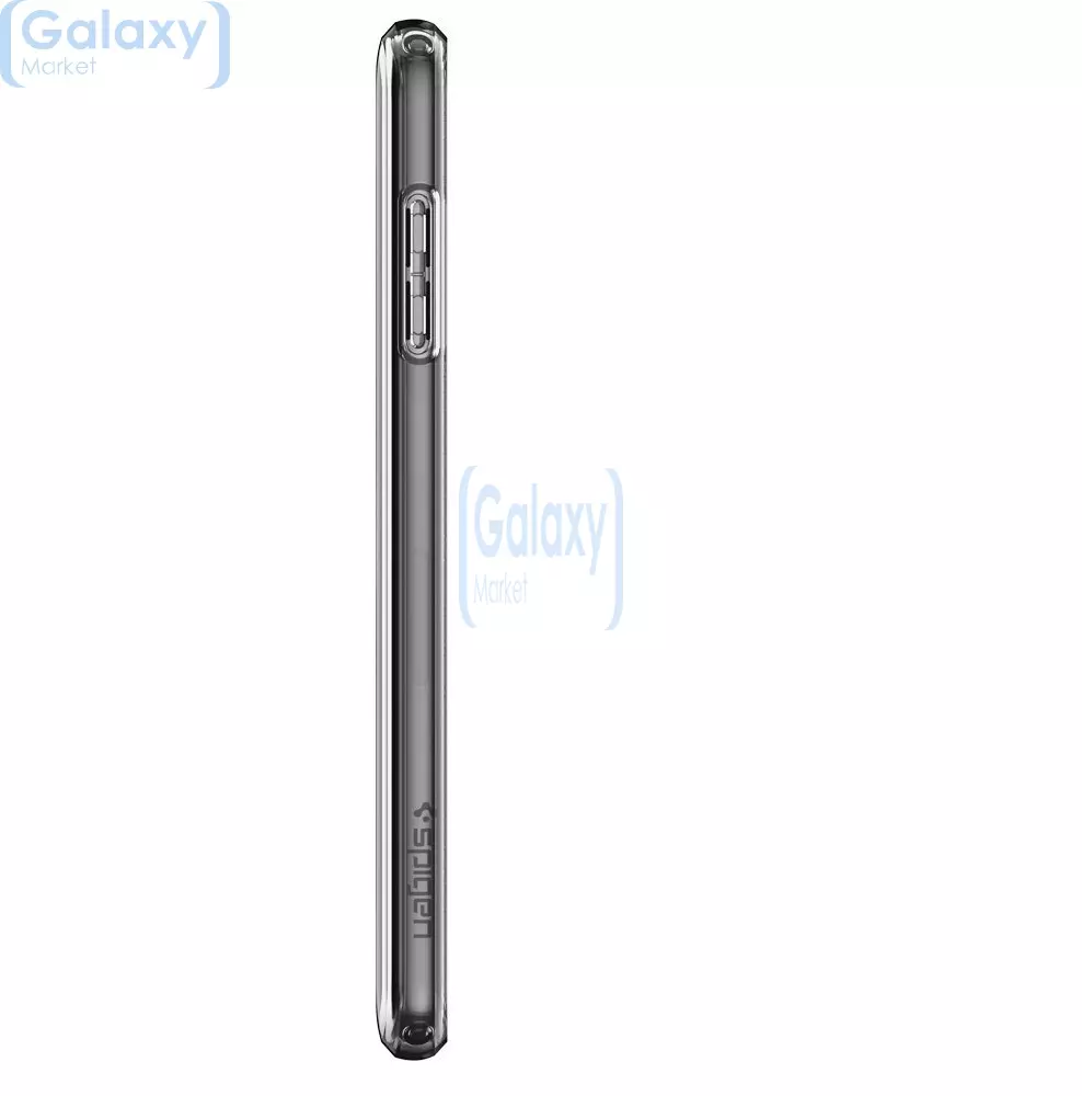 Чехол бампер Spigen Case Liquid Crystal Series для Samsung Galaxy A8 Crystal Clear (Прозрачный)