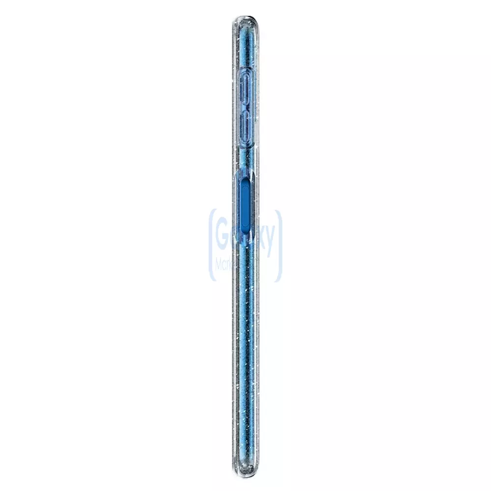 Чехол бампер Spigen Case Crystal Glitter Quartz для Samsung Galaxy A7 2018 Crystal Clear (Прозрачный)