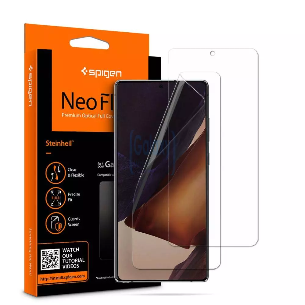 Защитная пленка Spigen Screen Protector Neo Flex HD для Samsung Galaxy Note 20 (2 шт. в комплекте) AFL01451 Защитная пленка Spigen Screen Protector Neo Flex HD для Samsung Galaxy Note 20 (2 шт. в комплекте) AFL01451