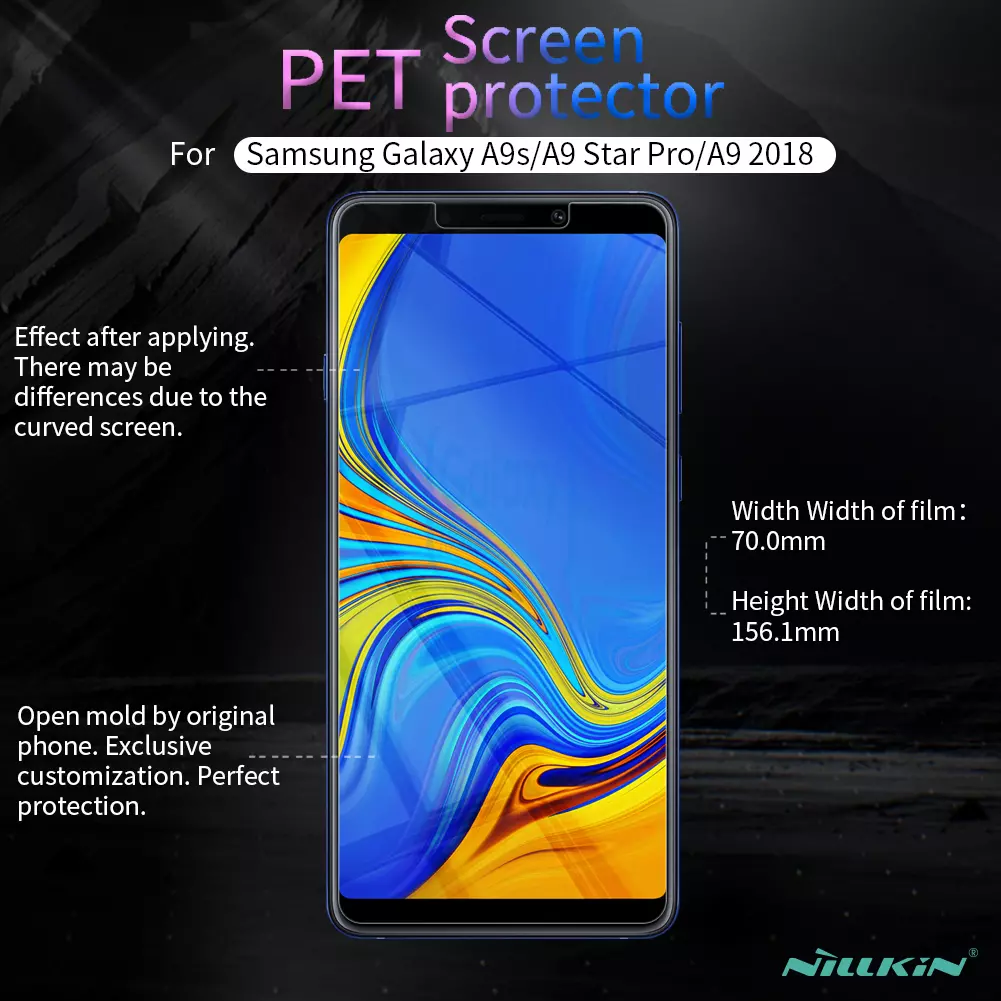 Защитная пленка Nillkin Super Clear Anti-fingerprint Protective Film для Samsung Galaxy J6 Plus