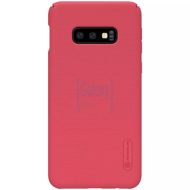 Чехол бампер Nillkin Super Frosted Shield для Samsung Galaxy S10e Red (Красный)