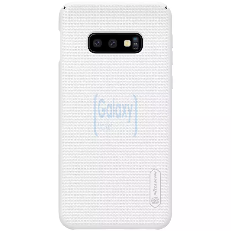 Чехол бампер Nillkin Super Frosted Shield для Samsung Galaxy S10e White (Белый)