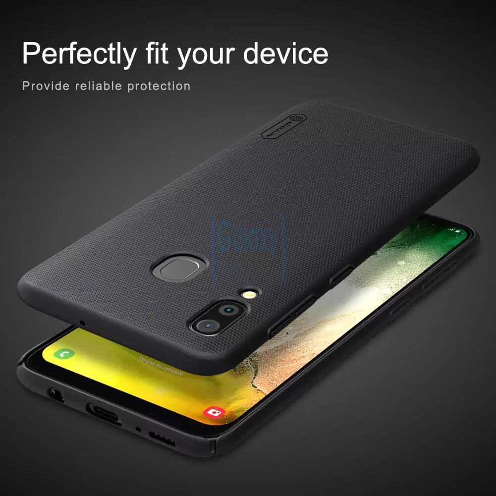 Чехол бампер Nillkin Super Frosted Shield для Samsung Galaxy J4 Plus Gold (Золотой)