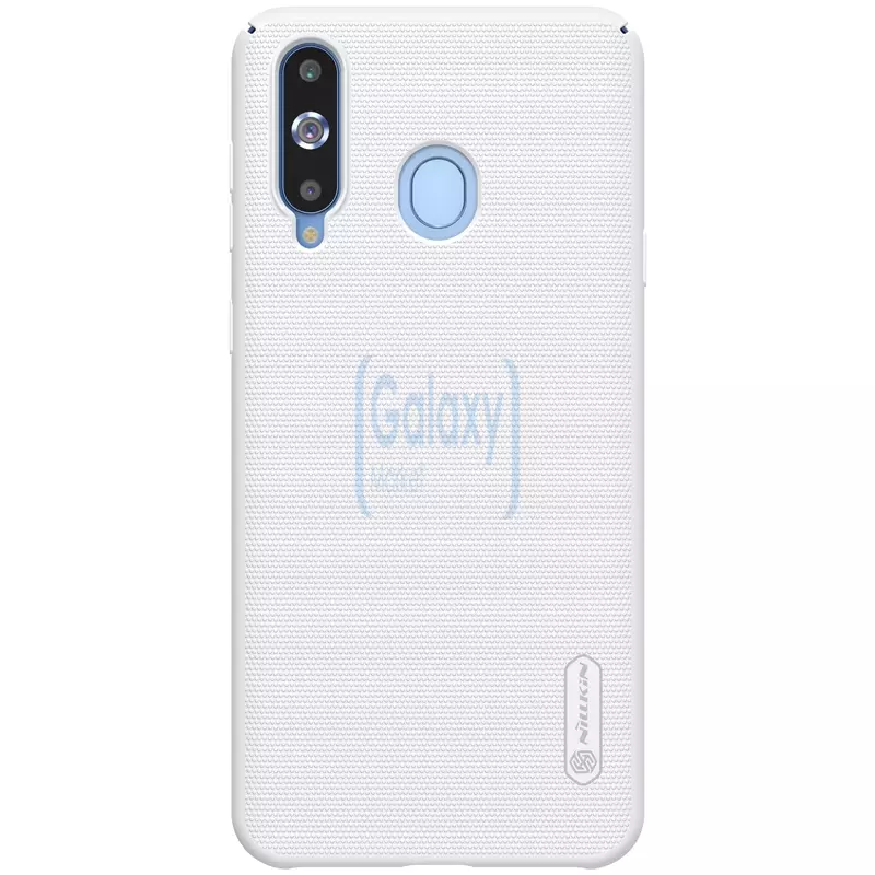 Чехол бампер Nillkin Super Frosted Shield для Samsung Galaxy A60 White (Белый)