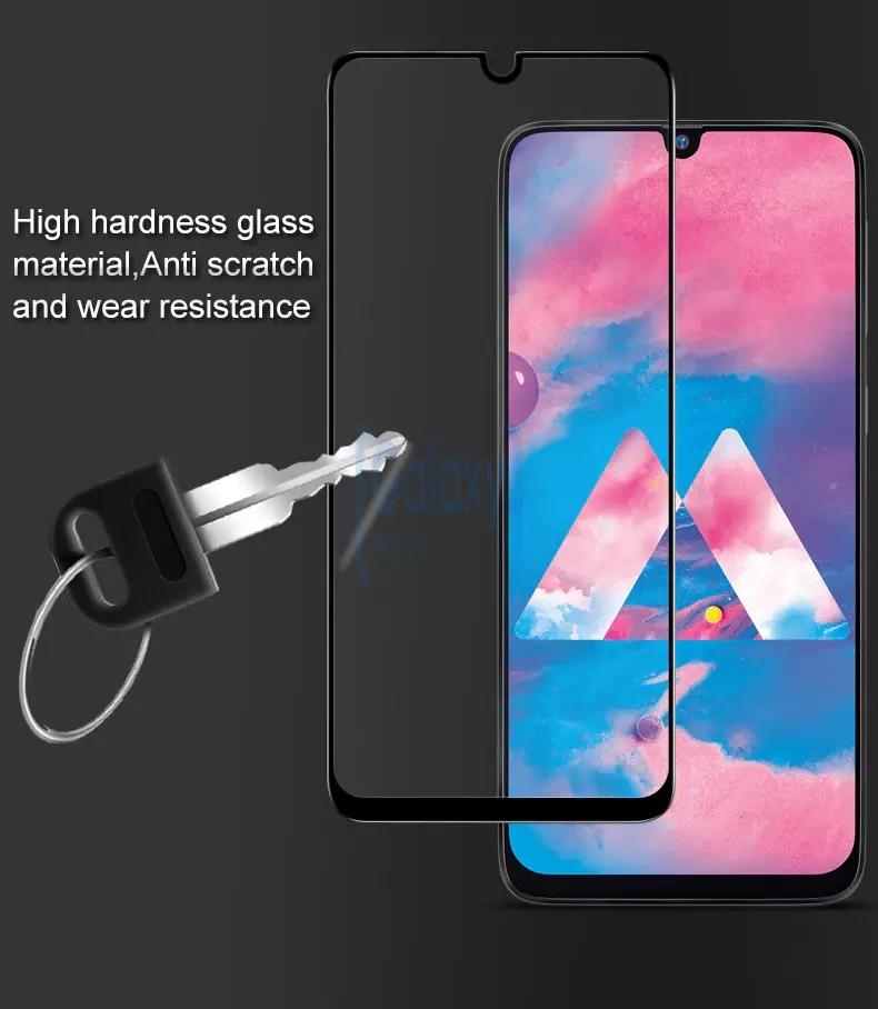 Защитное стекло Imak Full Cover Glass для Samsung Galaxy M10 Black (Черный)