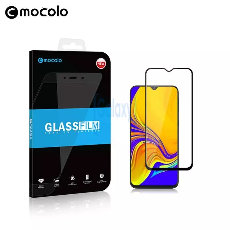 Защитное стекло Mocolo Full Cover Glue Glass для Samsung Galaxy A20 Black (Черный)