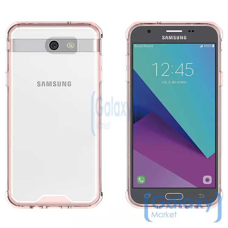 Чехол бампер Anomaly Fusion Case для Samsung Galaxy J3 2017 Pink (Розовый)