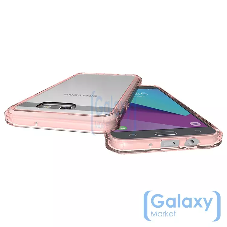 Чехол бампер Anomaly Fusion Case для Samsung Galaxy J3 2017 Pink (Розовый)