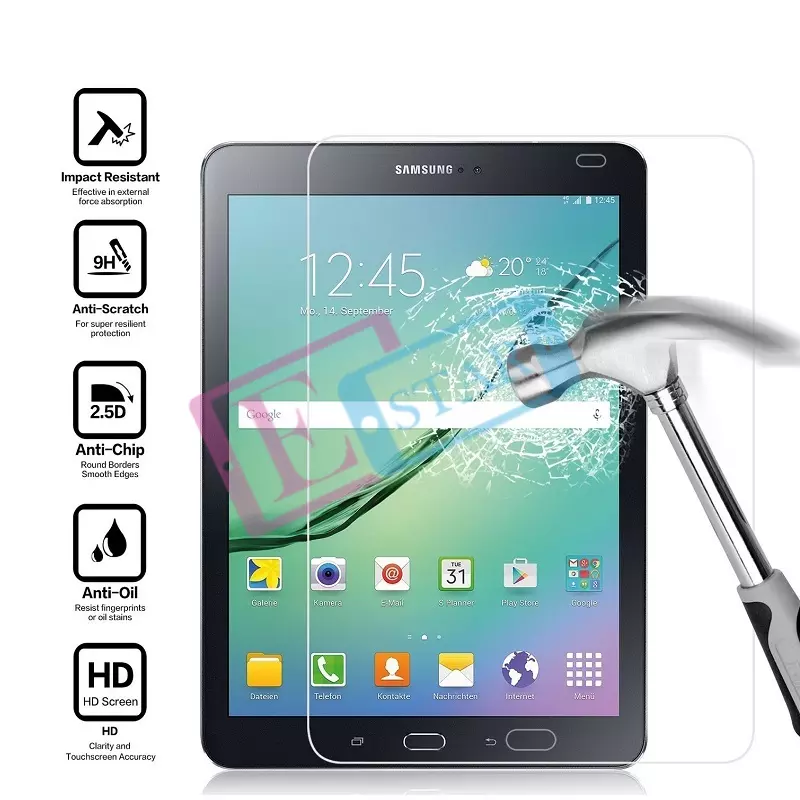 Противоударное защитное прозрачное стекло Anomaly 9H Tempered HD Glass для Samsung Galaxy Tab S2 9.7 SM-T810 T815
