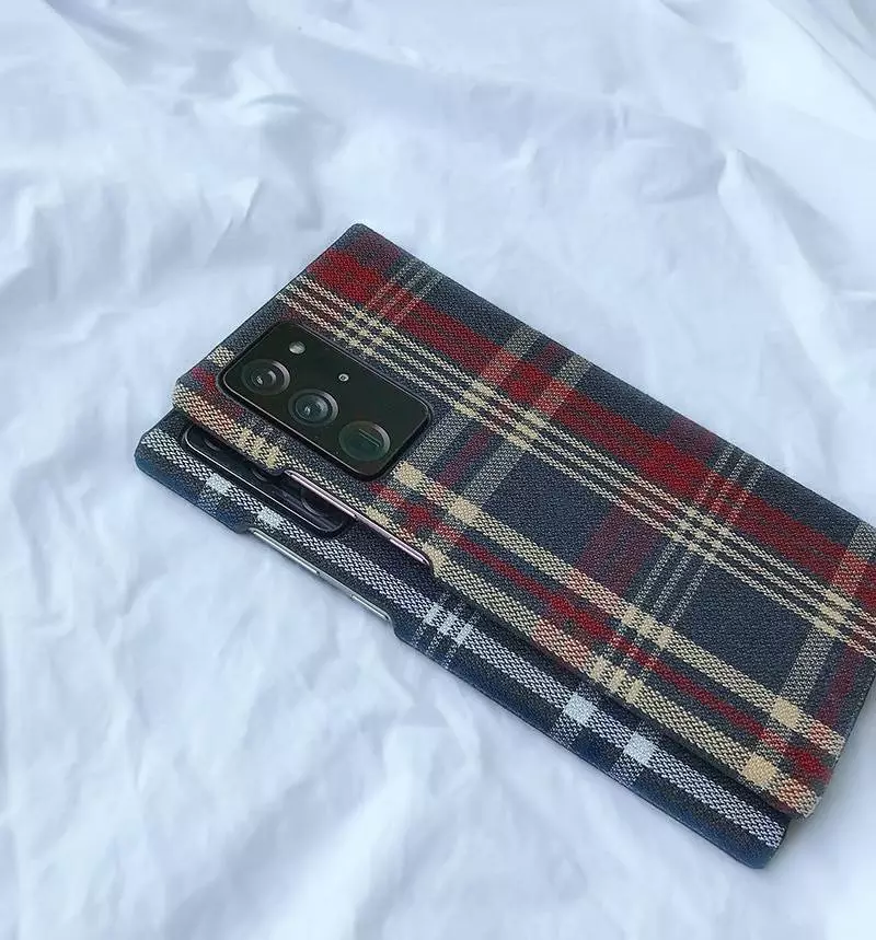 Чехол бампер для Samsung Galaxy Note 20 Anomaly Tweed Case Red (Красный)