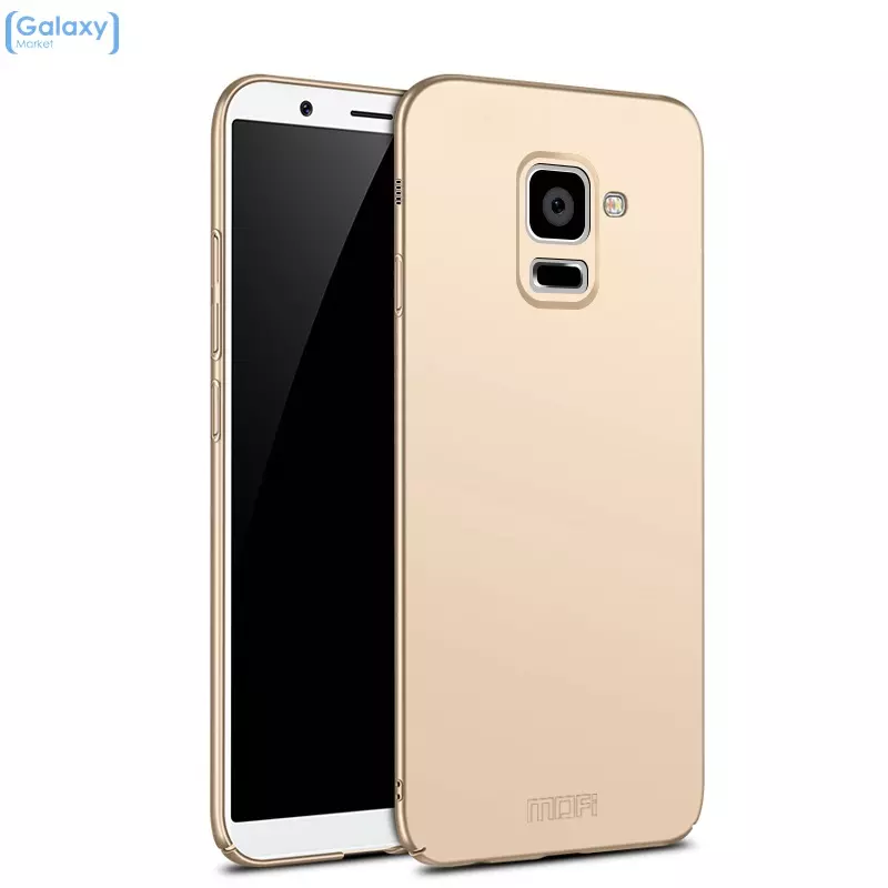 Чехол бампер Anomaly Matte Case для Samsung Galaxy A8 2018 Gold (Золотистый)