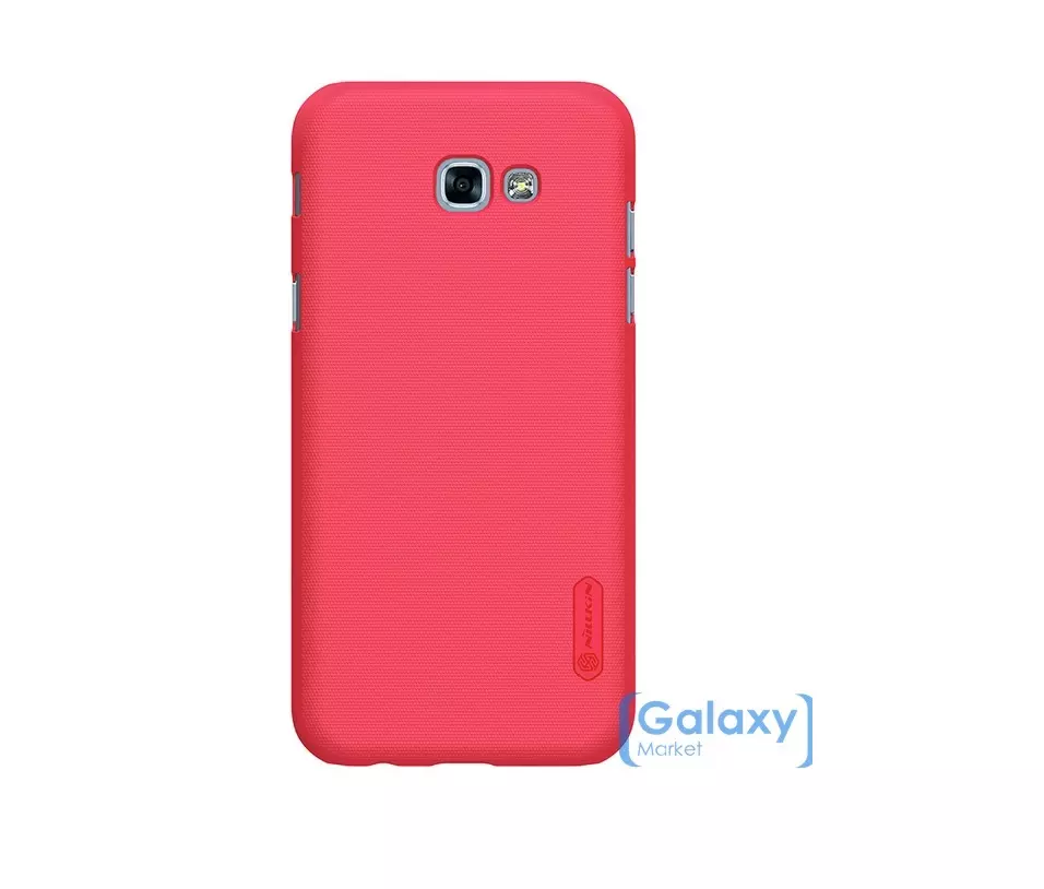 Чехол бампер Nillkin Super Frosted Shield для Samsung Galaxy A7100 A710F Red (Красный)