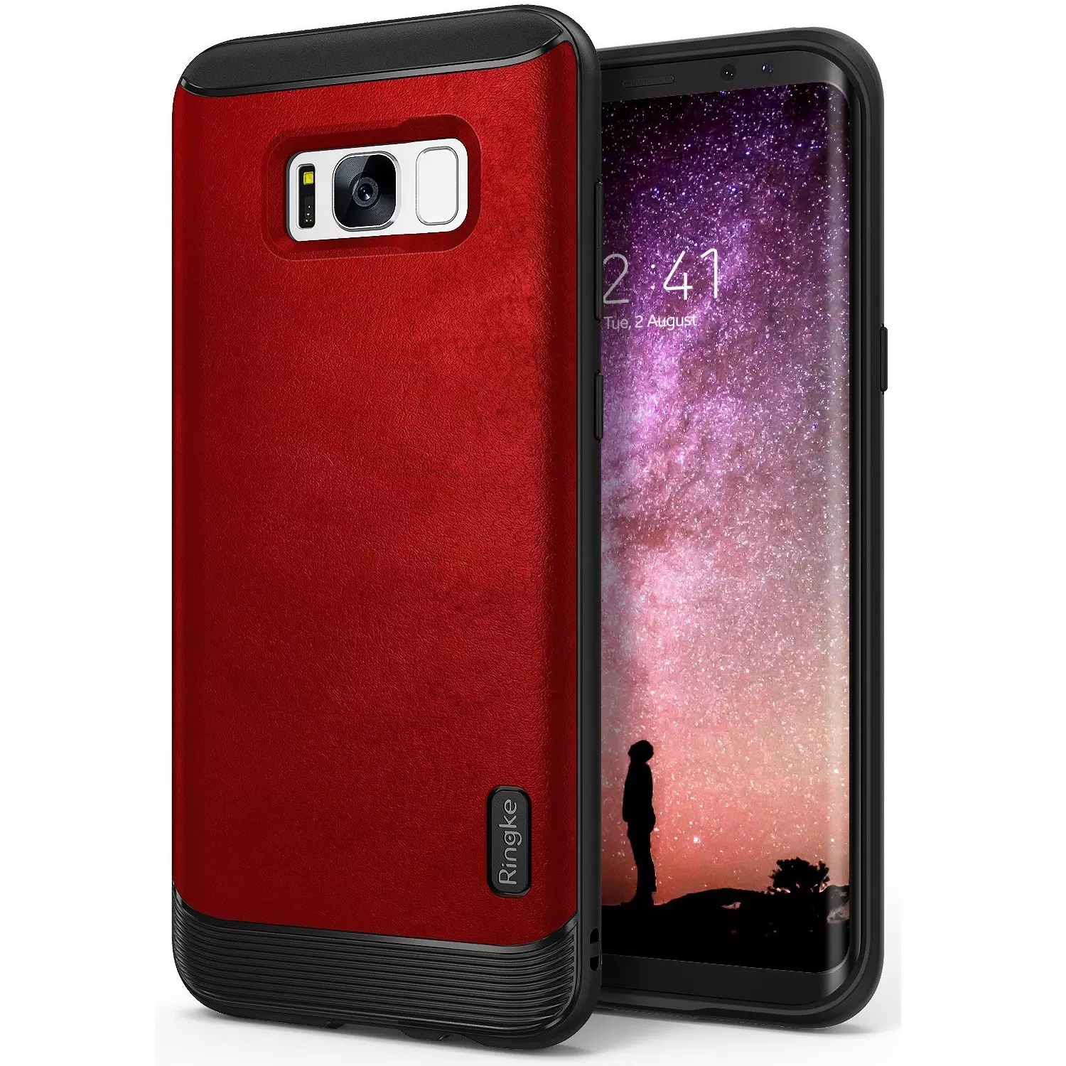 Чехол бампер Ringke® Flex S Collection для Samsung Galaxy S8 Blaze Red (Пламенный красный)